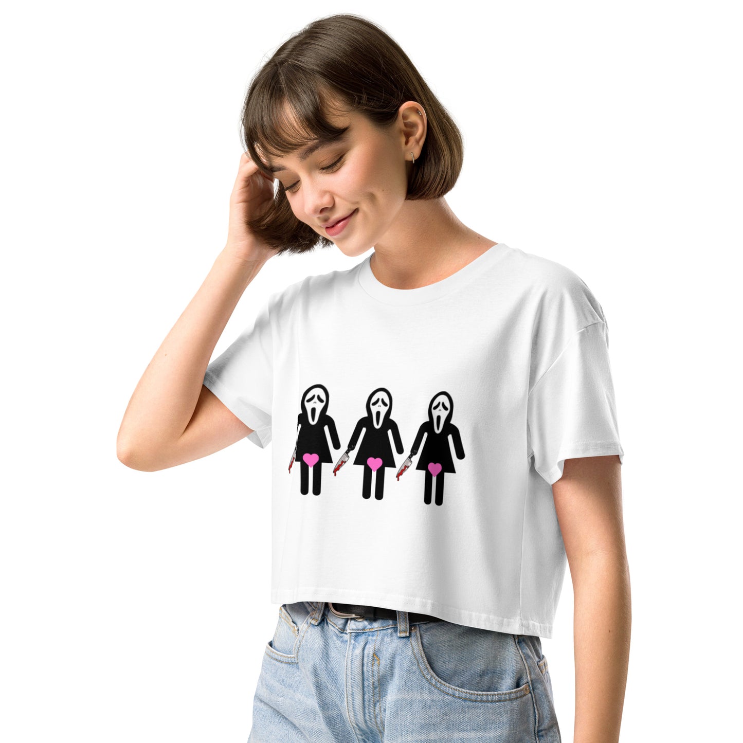 Scream crop top