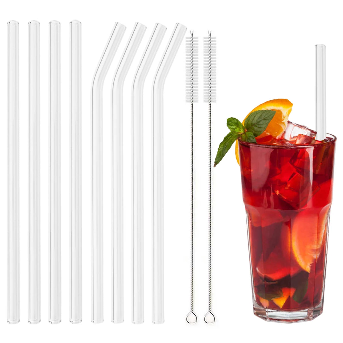 Reusable Glass Straws