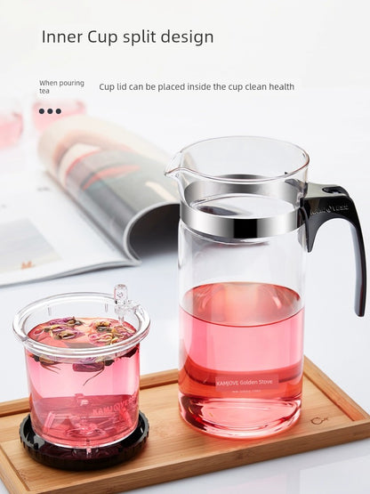 Glass Tea Pot with Dispenser