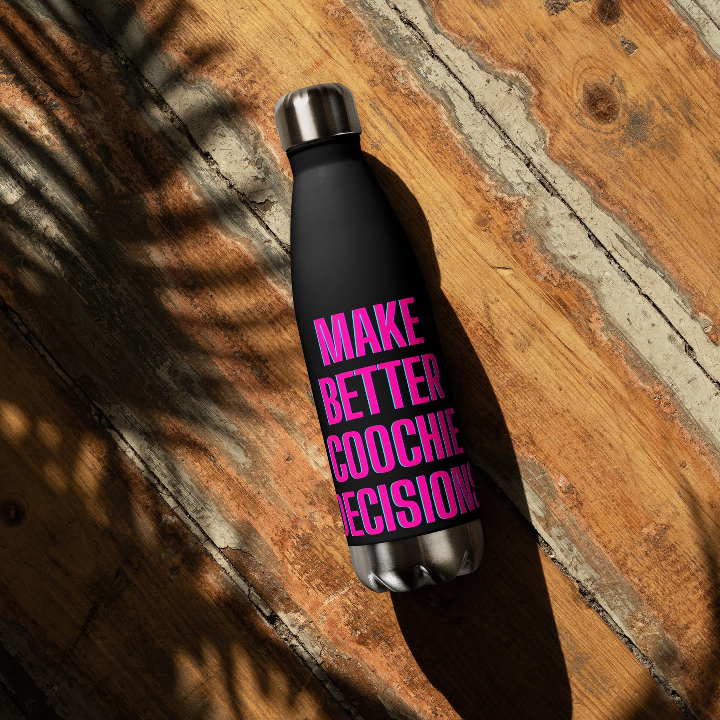 Stainless steel water bottle