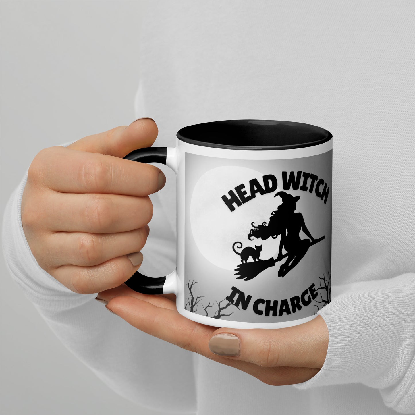 Head Witch In Charge Halloween Mug