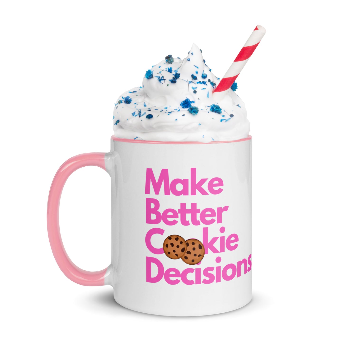 Make Better Cookie Decisions Mug with Color Inside