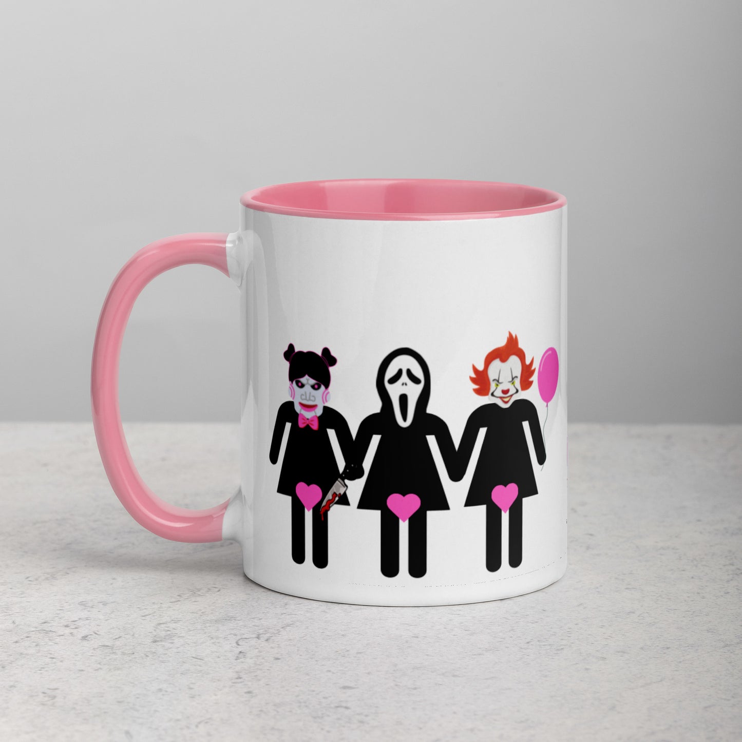 Scary Homies Mug with Color Inside