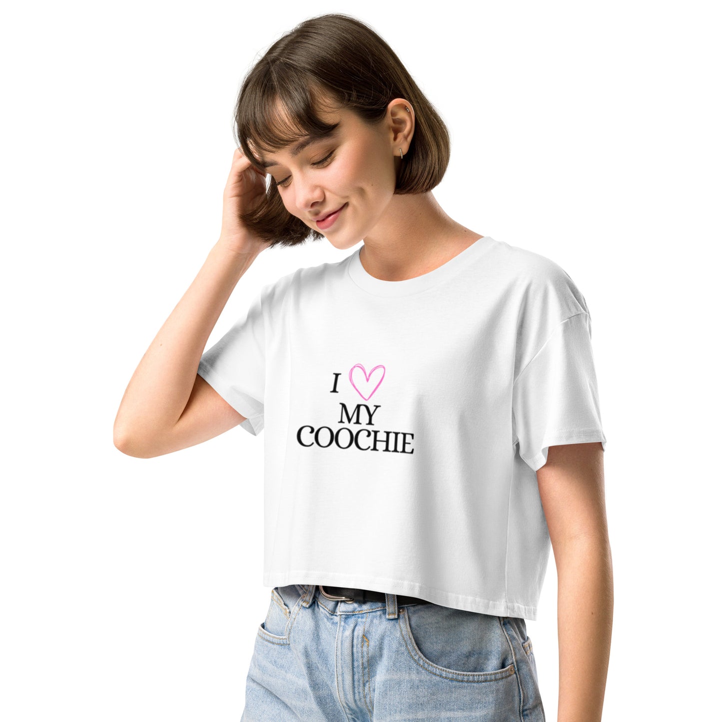 I Love My Coochie Crop Top