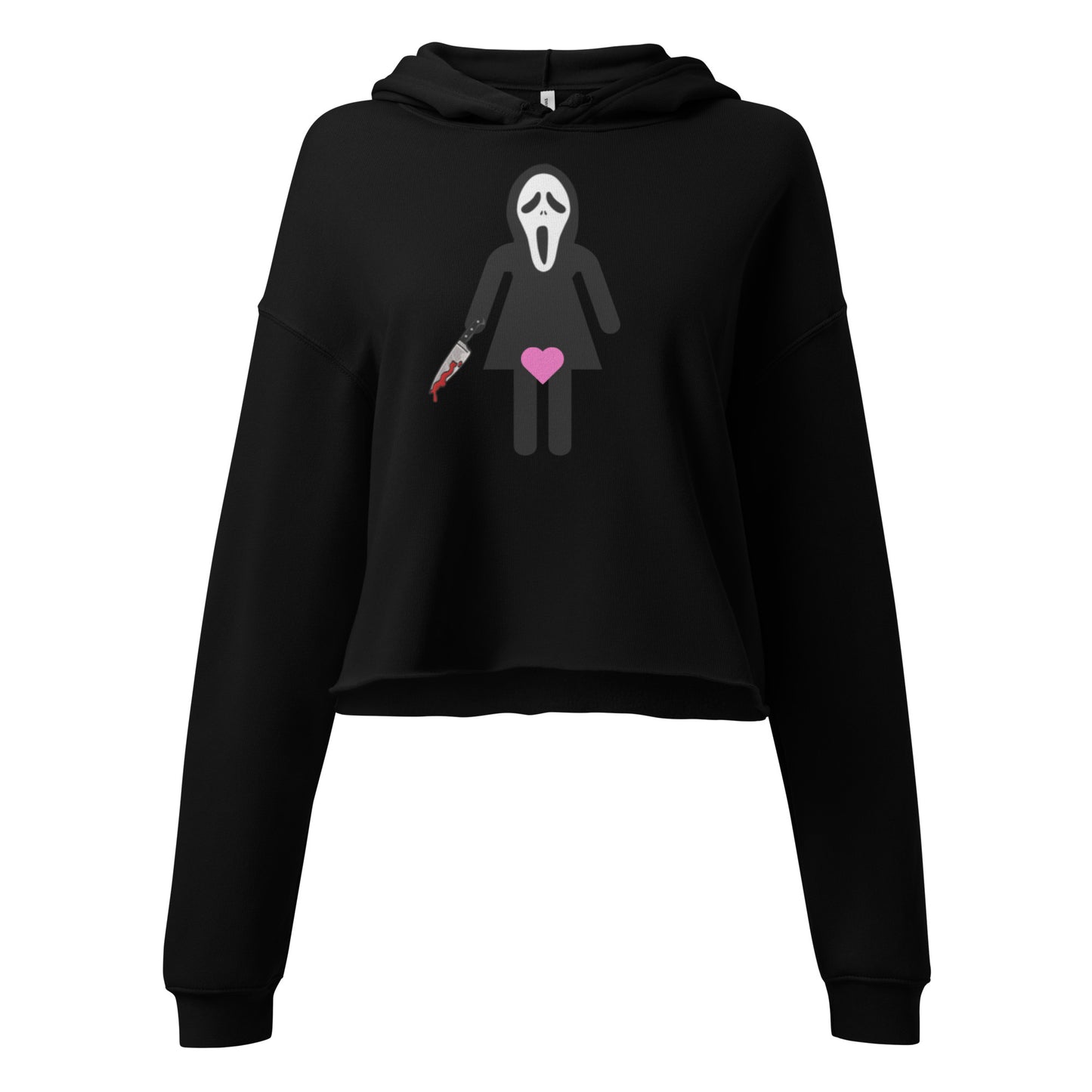 Scream Crop Hoodie