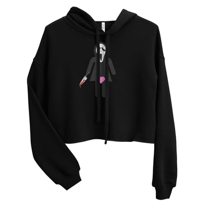 Scream Crop Hoodie