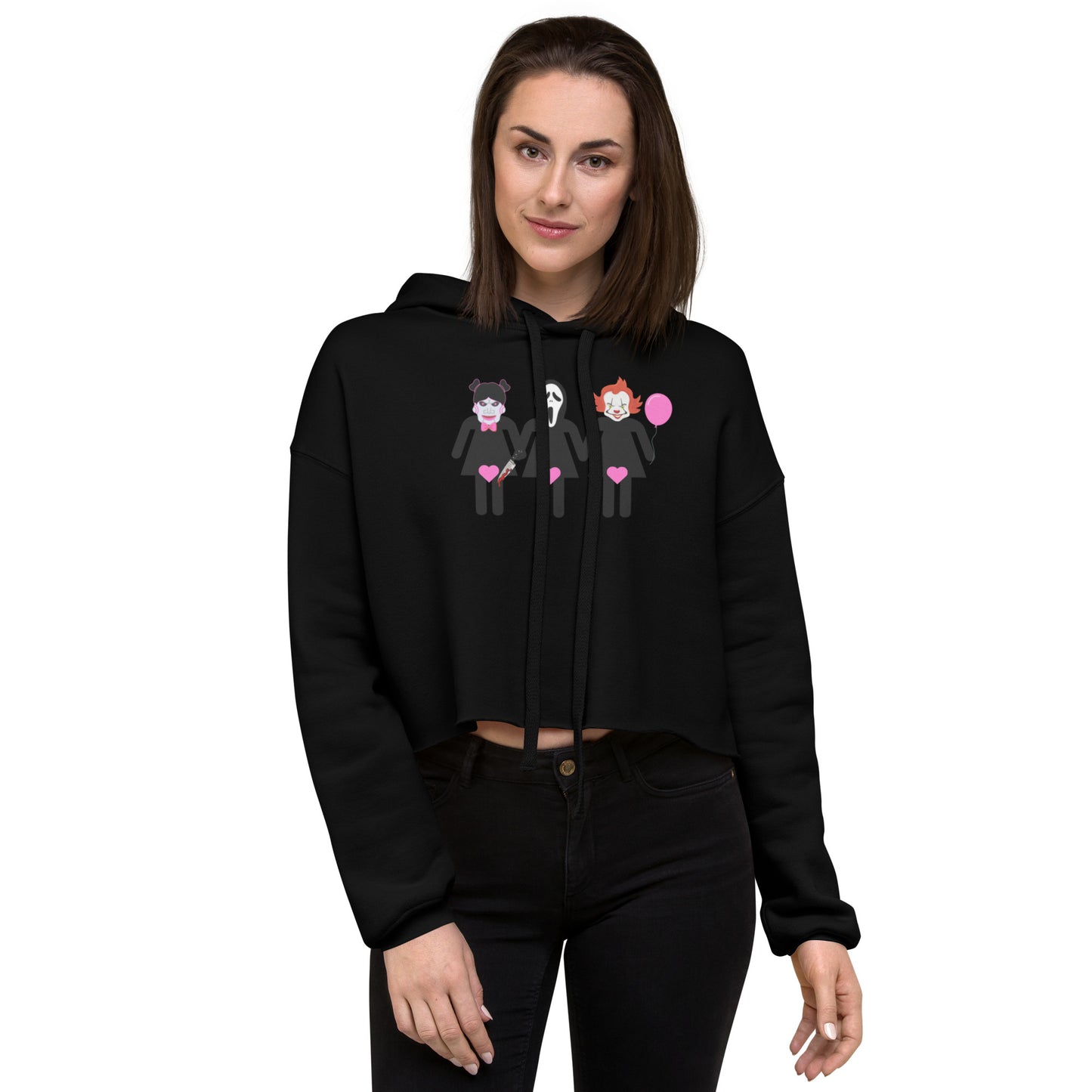 Scary Homies Crop Hoodie